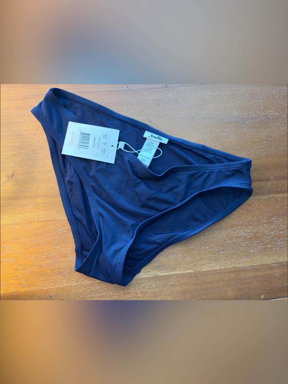 Andie Navy Blue Bikini Bottom
